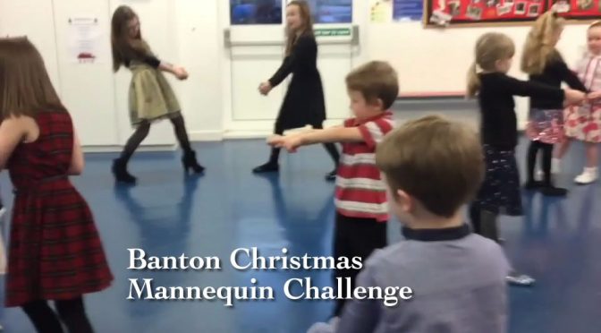 Banton Christmas Mannequin Challenge