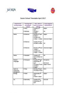 Easter School